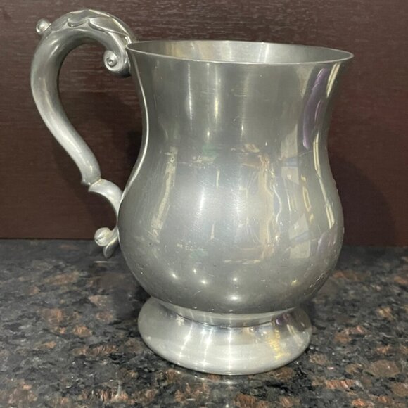 VINTAGE ENGLISH PEWTER MUG MADE IN ENGLAND - Picture 10 of 15